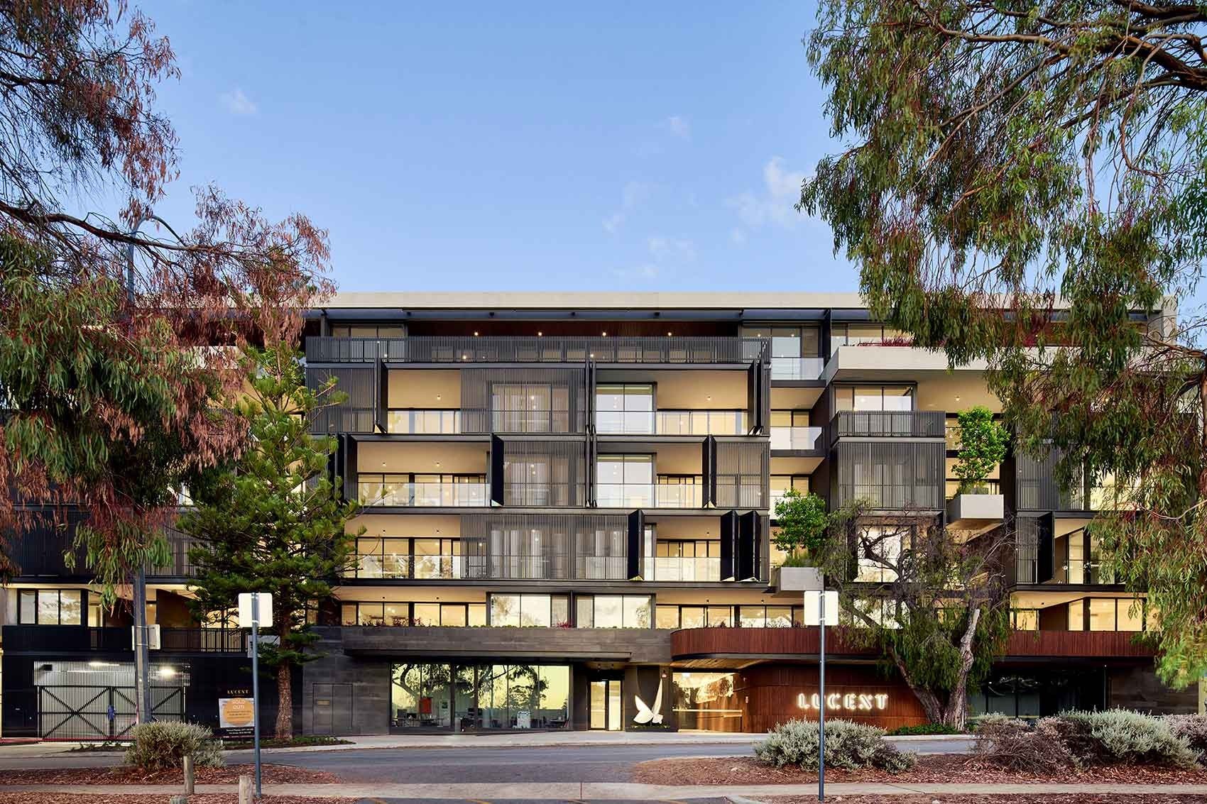 Lucent Claremont Apartments in Perth, by Hillam Architects.