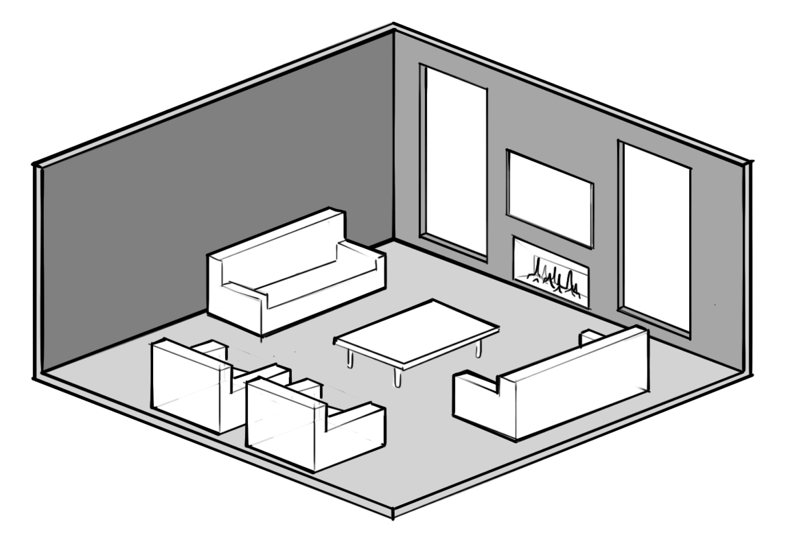 5 ways to position your fire, tv and sofa layout formal