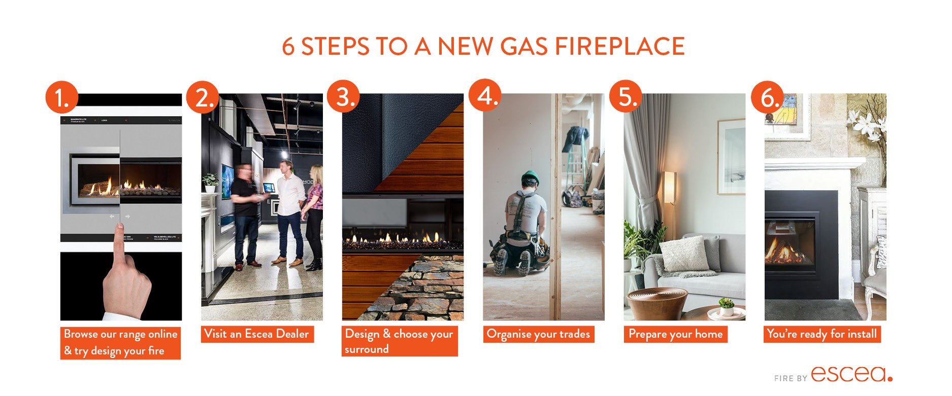 6 steps to a new gas fireplace with escea_1