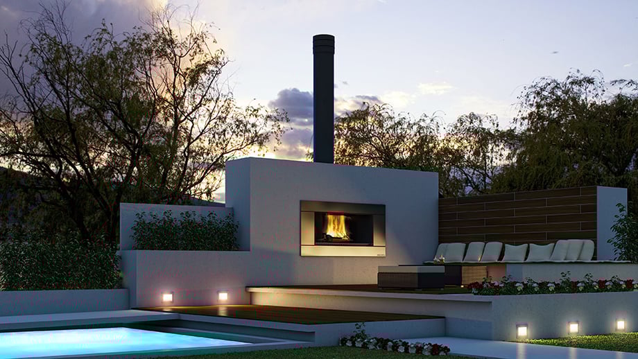 Which Outdoor Fireplace is for you? Ferro EW5000 SS 03 lo res