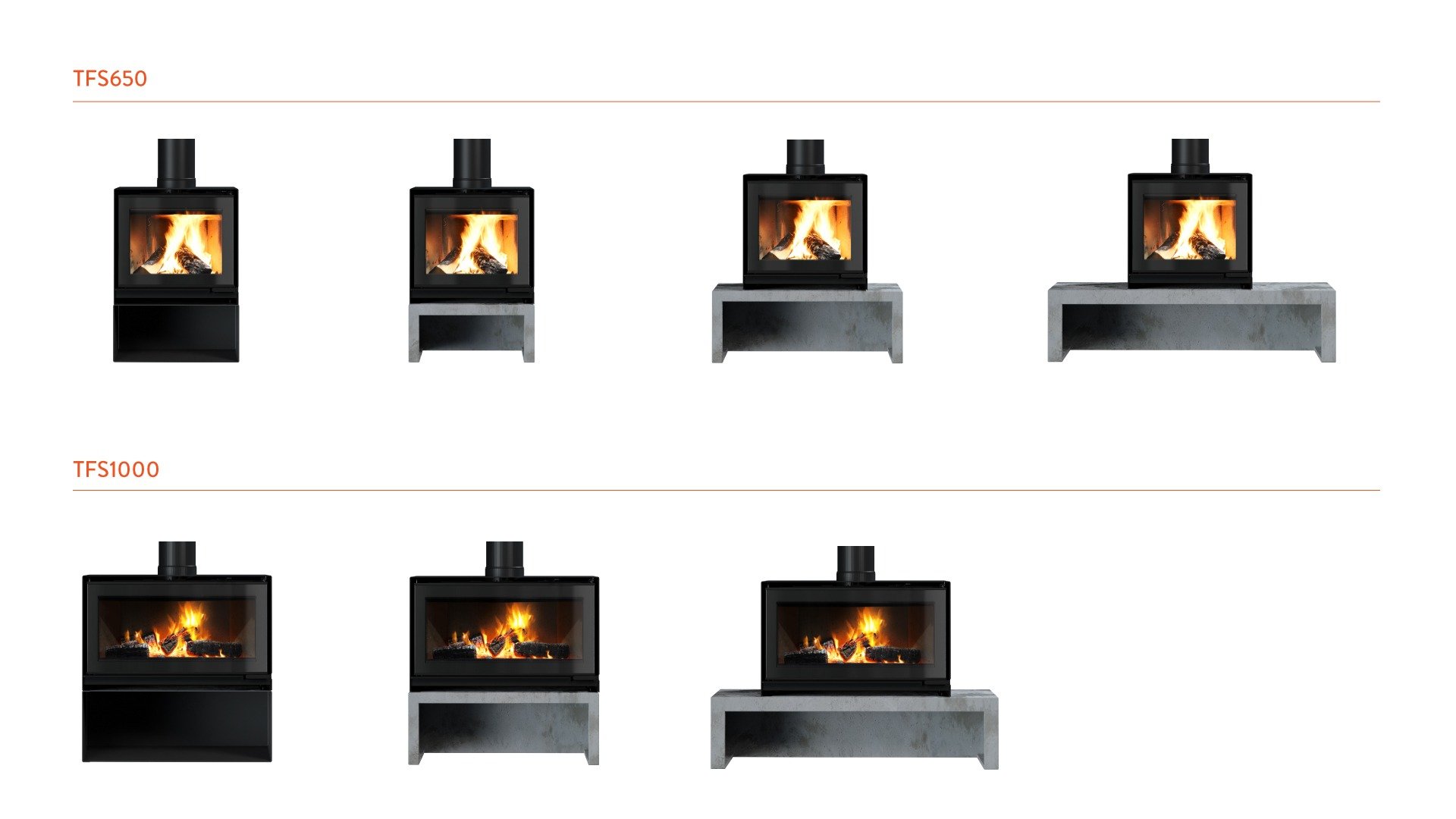 Escea Wood Fire Plinths