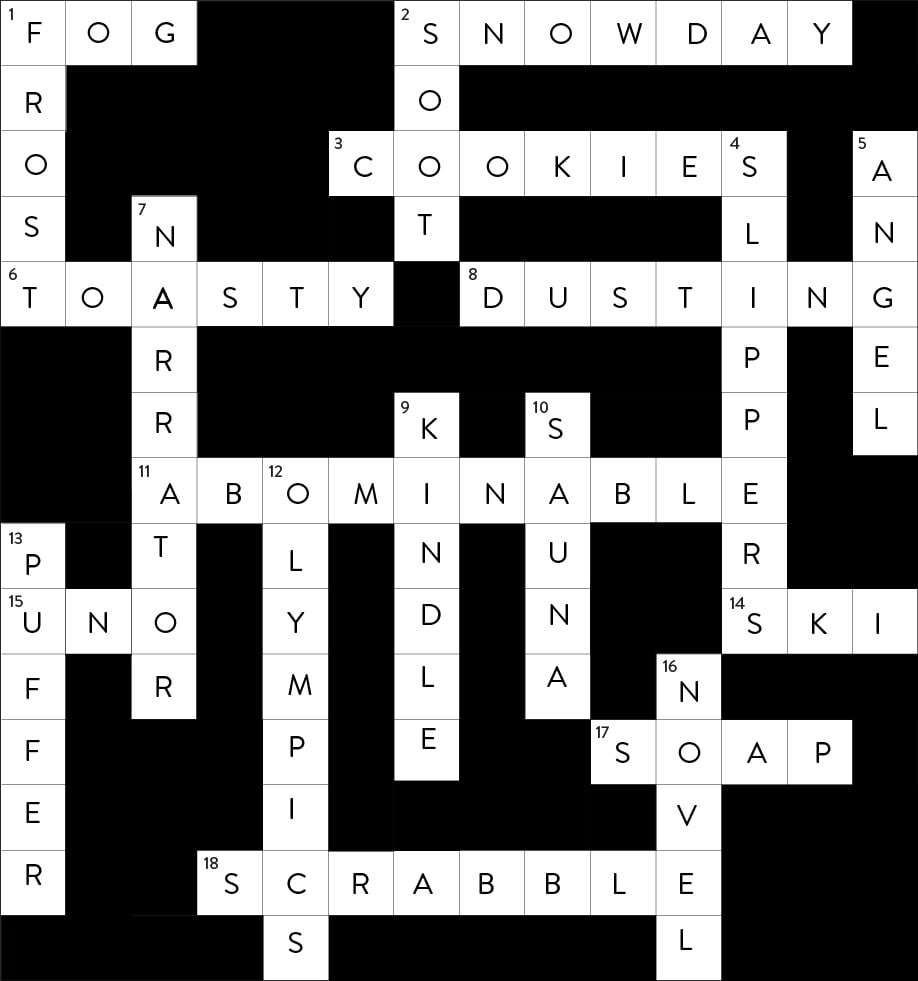 crossword answers