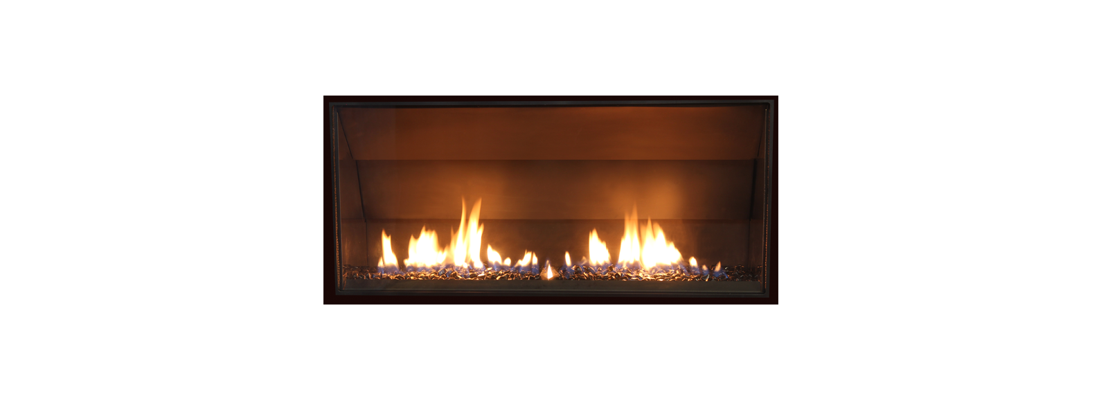 Escea Dx1500 Dx1000 Single Sided Ducted Gas Fireplaces Slab Fascia Antique Steel Crystalight Black