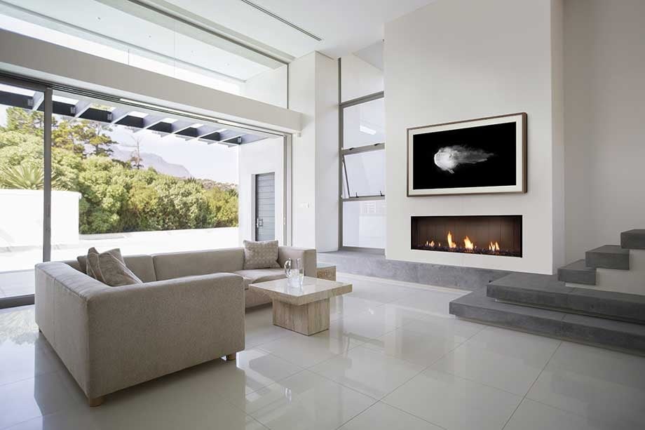 The Frame TV by Samsung - Contemporary - Living Room - New York