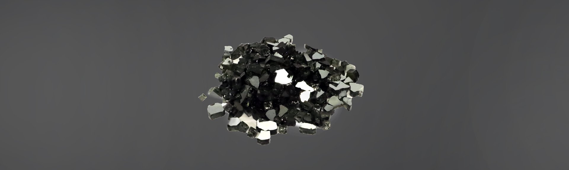 Escea Feature: Crushed Glass - Black