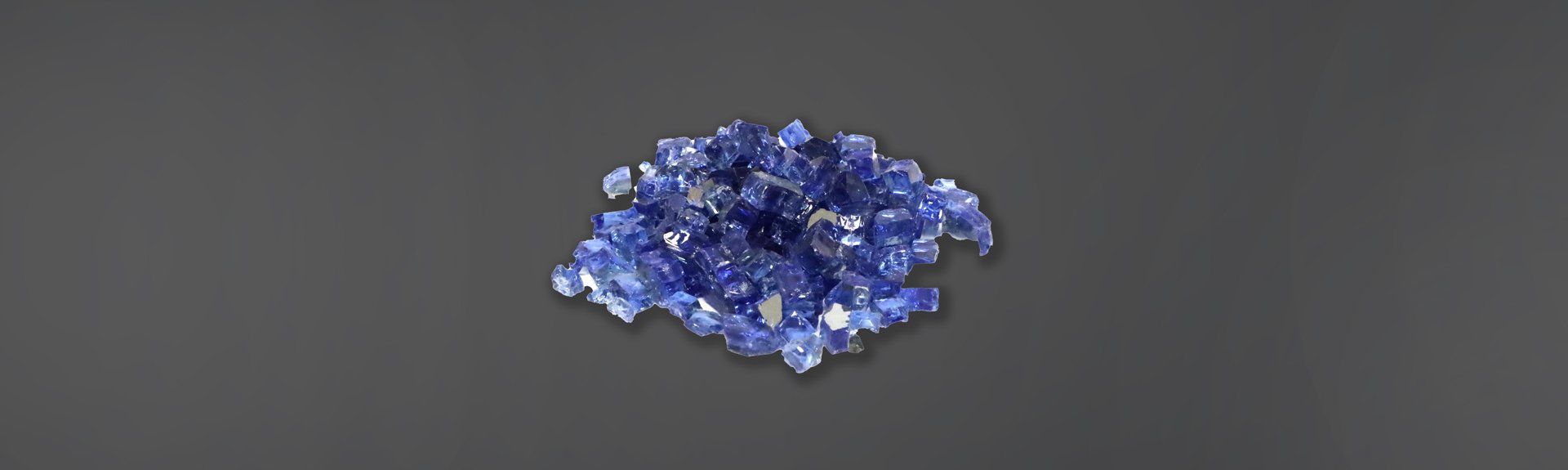 Escea Feature: Crushed Glass - Blue