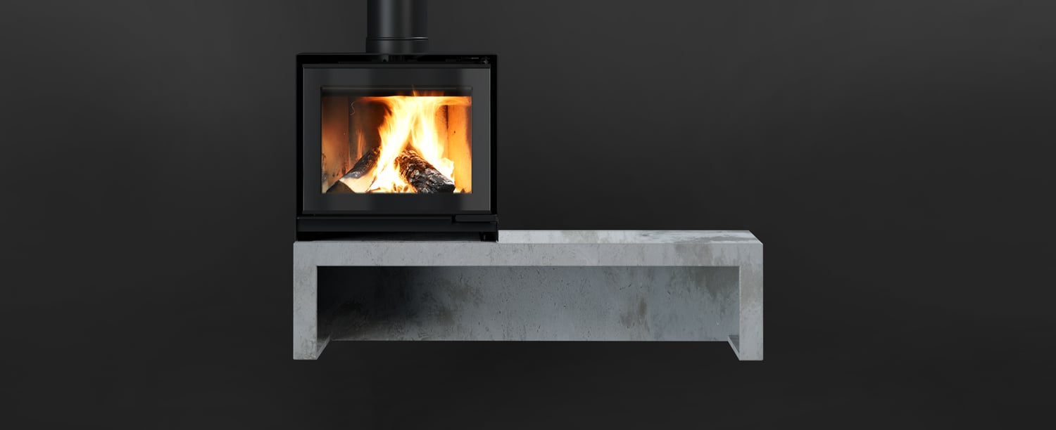 Escea Feature: TFS650 Plinth 1500w Left
