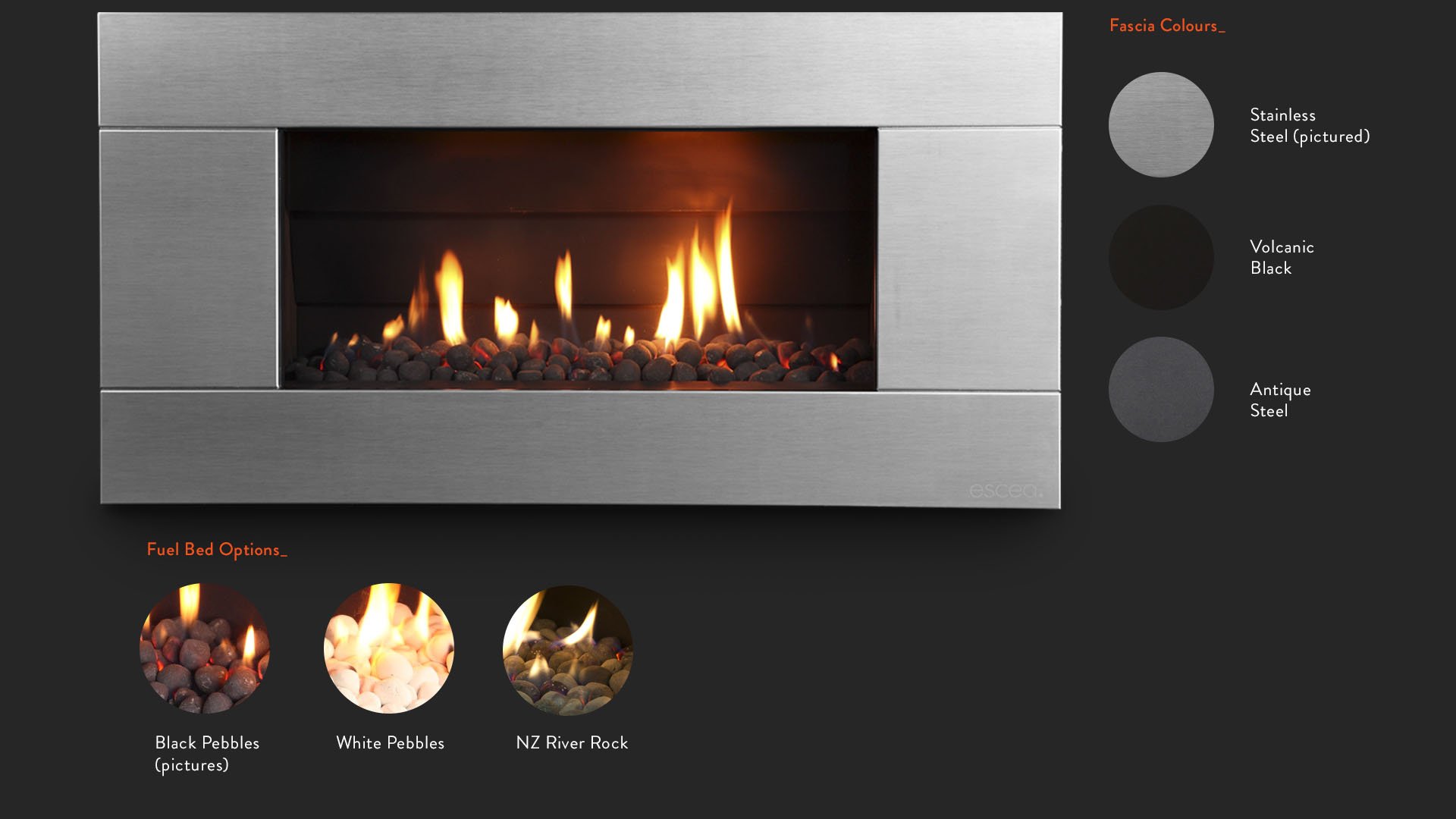 Escea Feature: Design Options