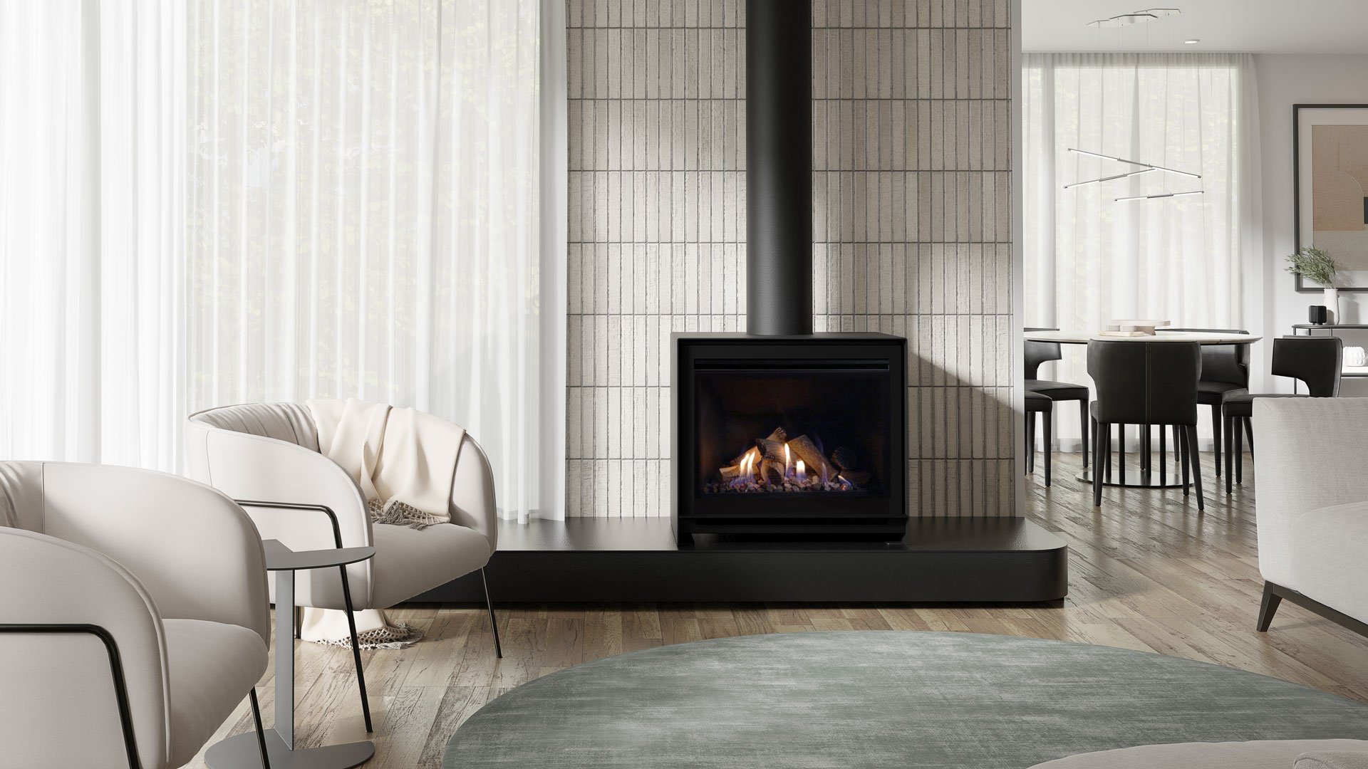 Escea DFS740 Freestanding Gas Fireplace