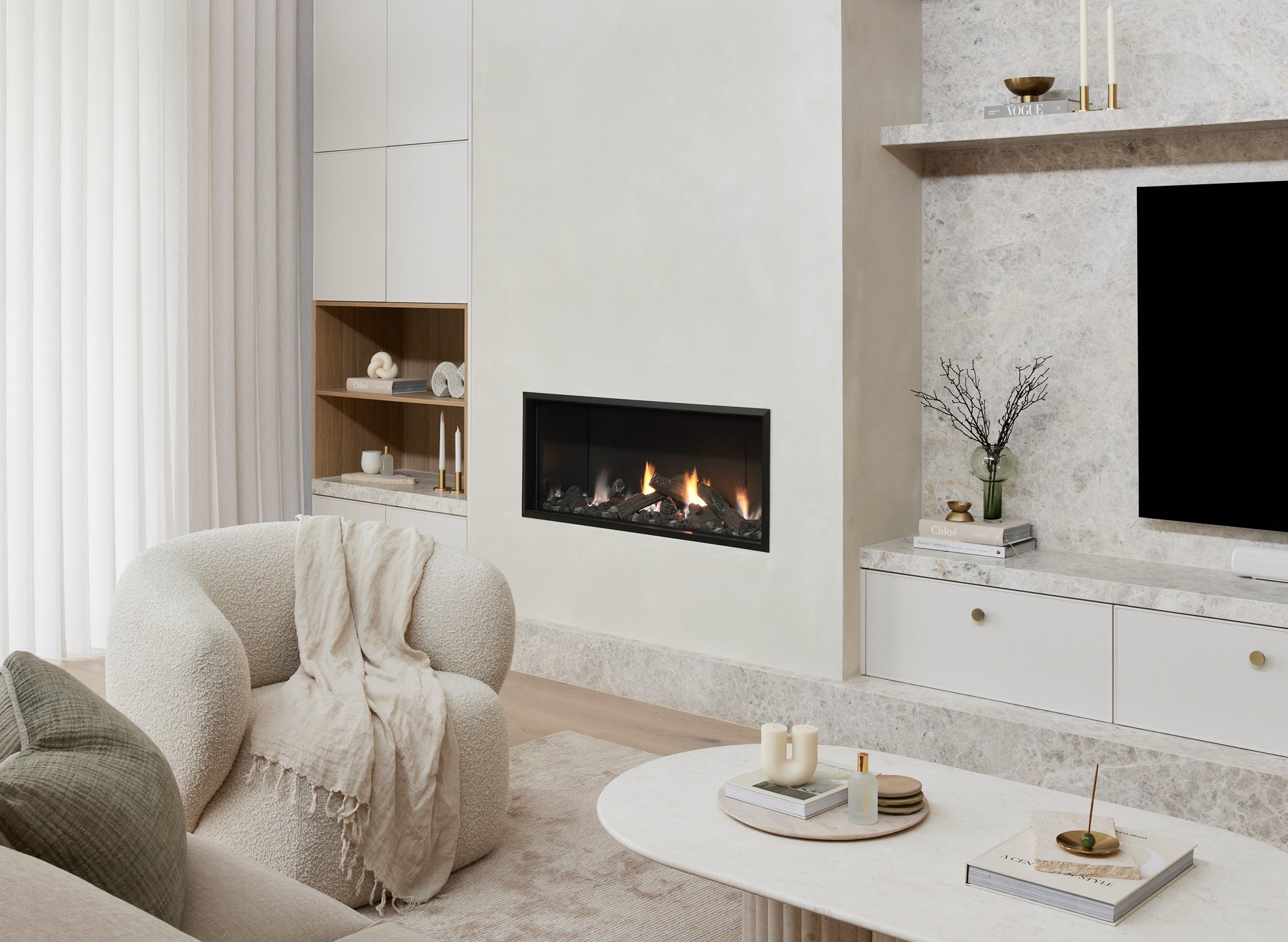 Design Duo’s Duplex Build with Escea Fireplaces