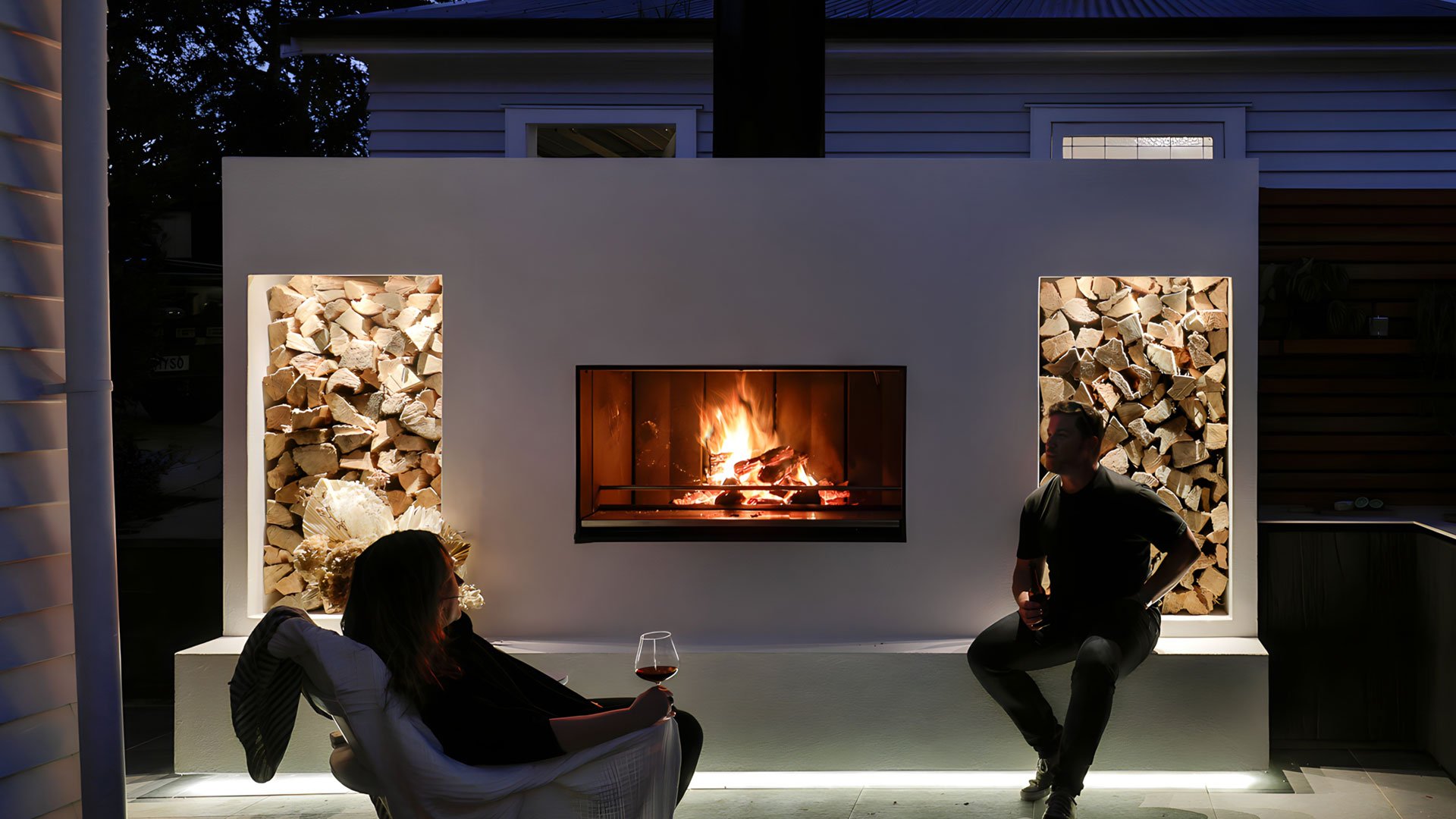 Escea Outdoor Wood Fireplace