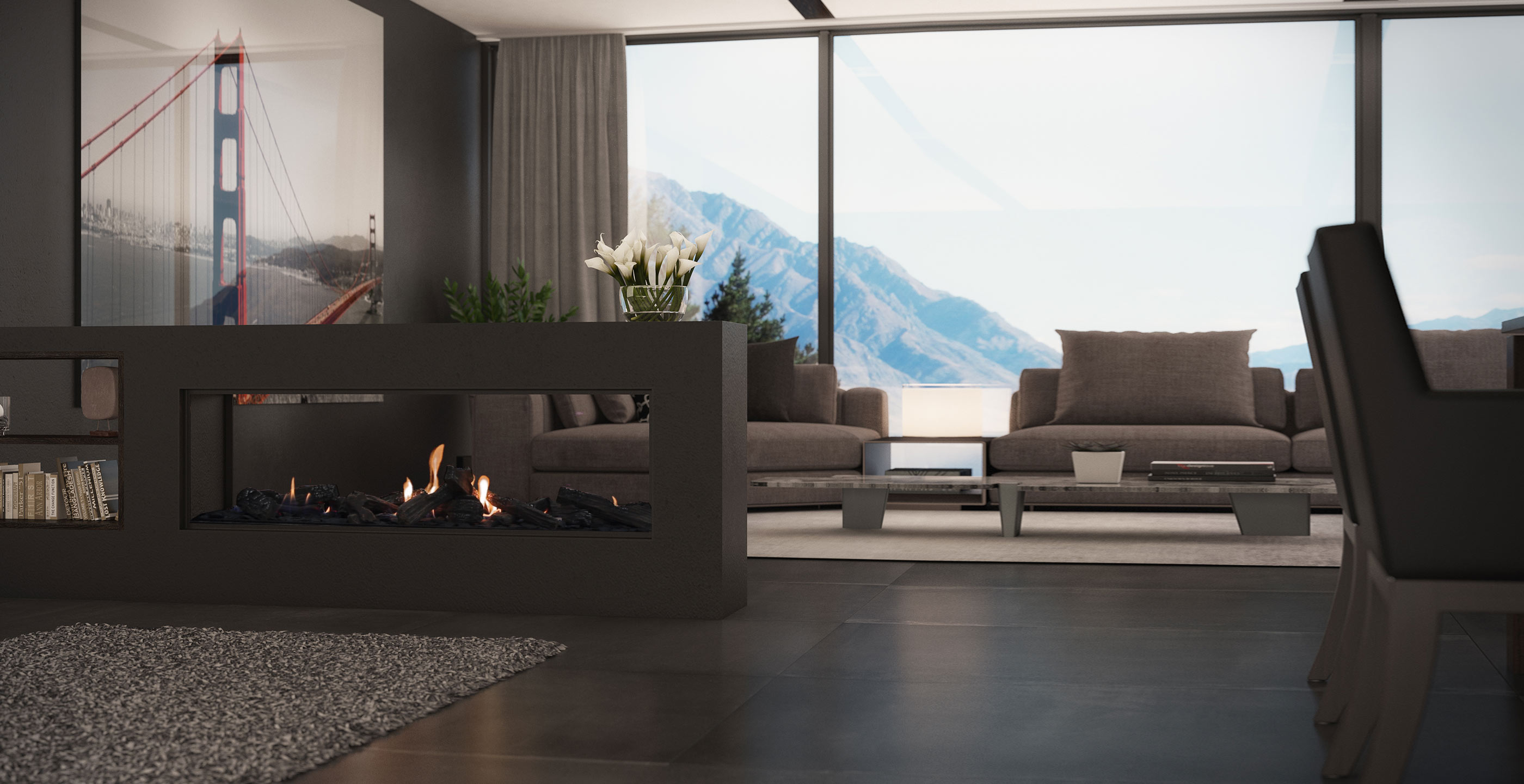 Fireplace, anyplace