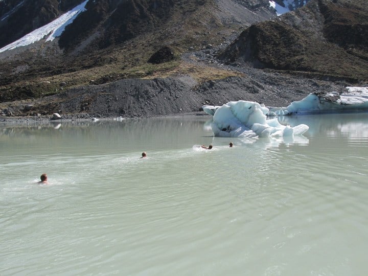 Danish Interns Iceberg climb