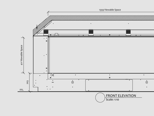 New product release the DS1400 gas fireplace