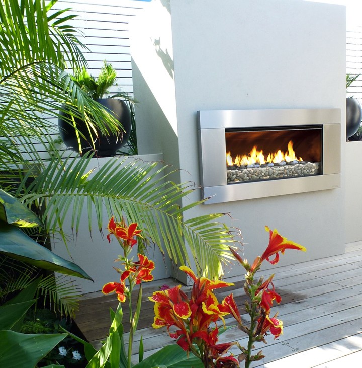 escea ef5000 outdoor fireplace dinning