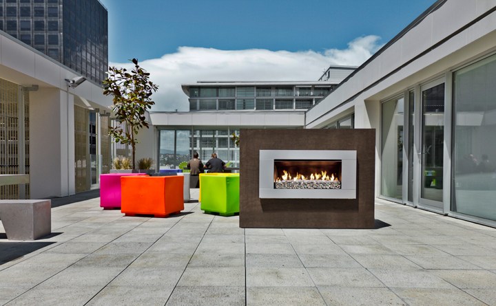 Escea EF5000 fireplace in Telecom building