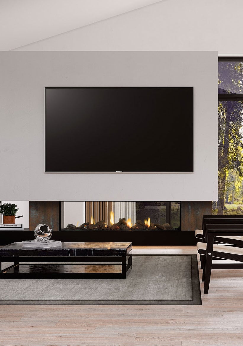 4 Ways to Position your TV and Fireplace Together