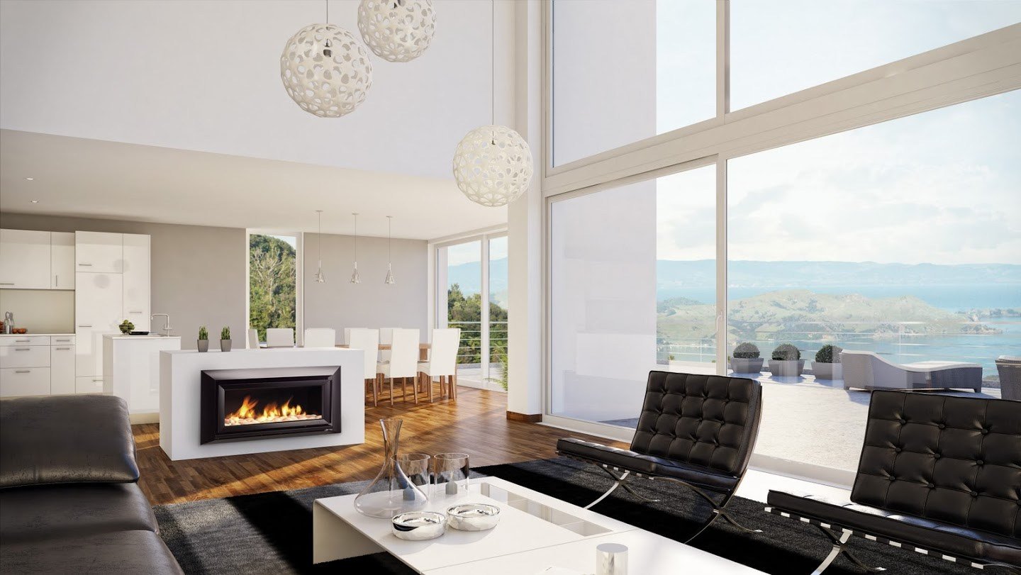 Fancy a fireplace in your kitchen?