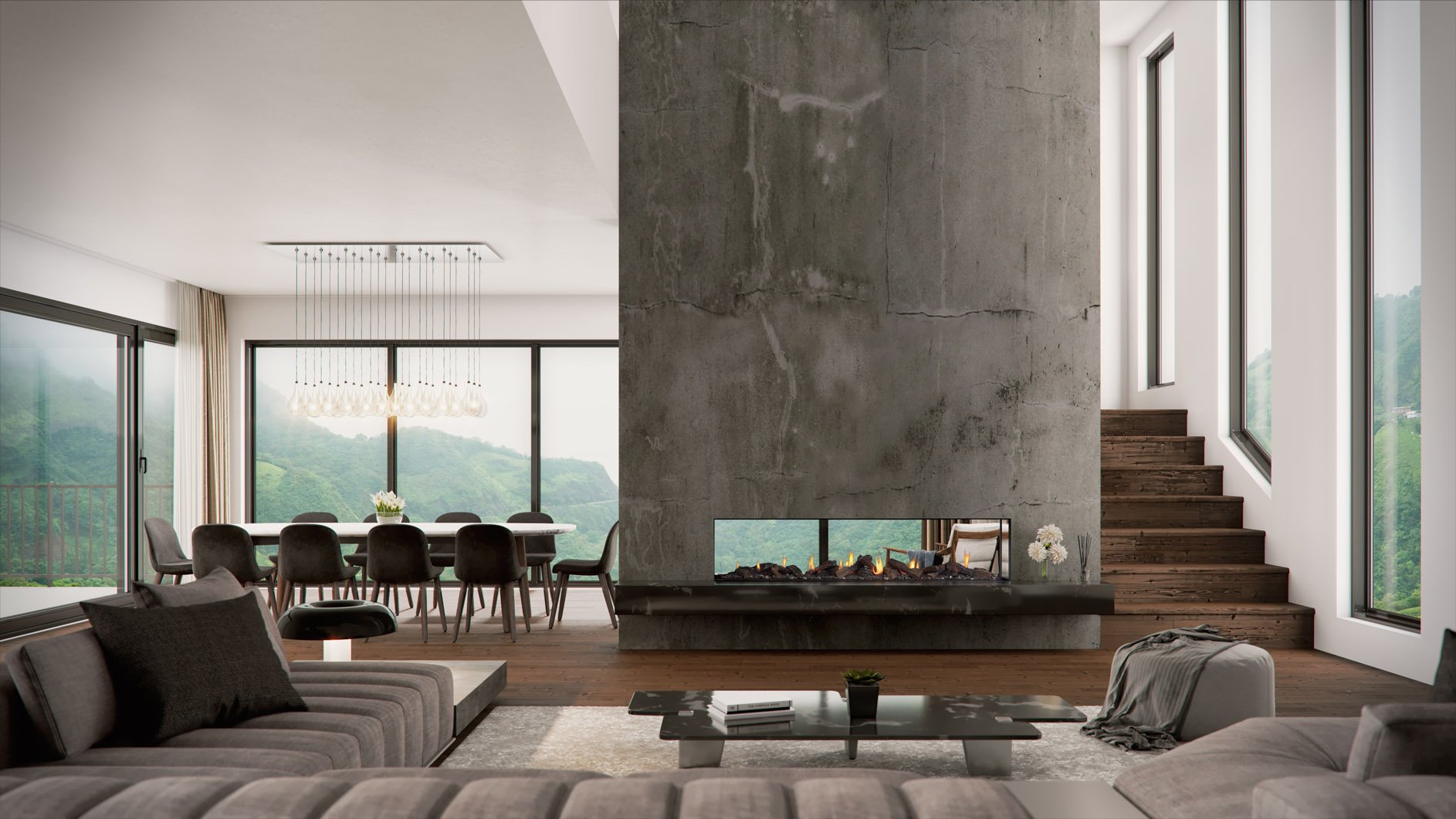 Escea DS1900 Gas Fireplace