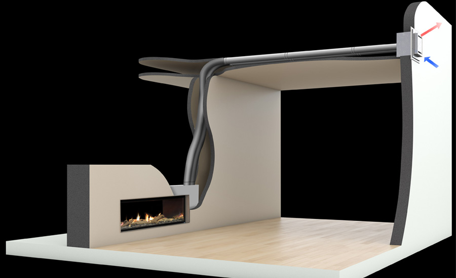 Flexible Flue Install