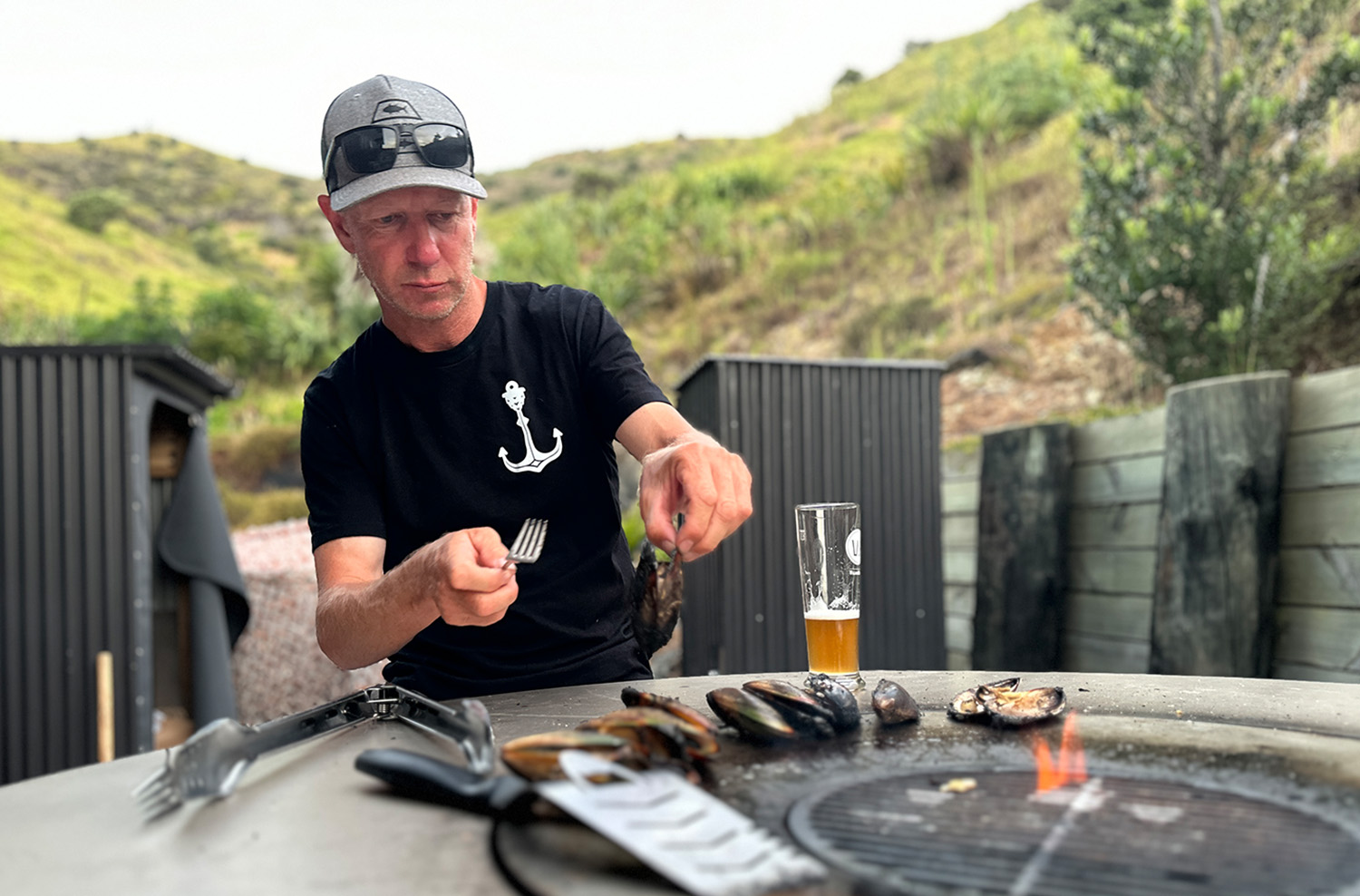 Matt Watson’s Man Cave that Celebrates Seafood & Social Cooking